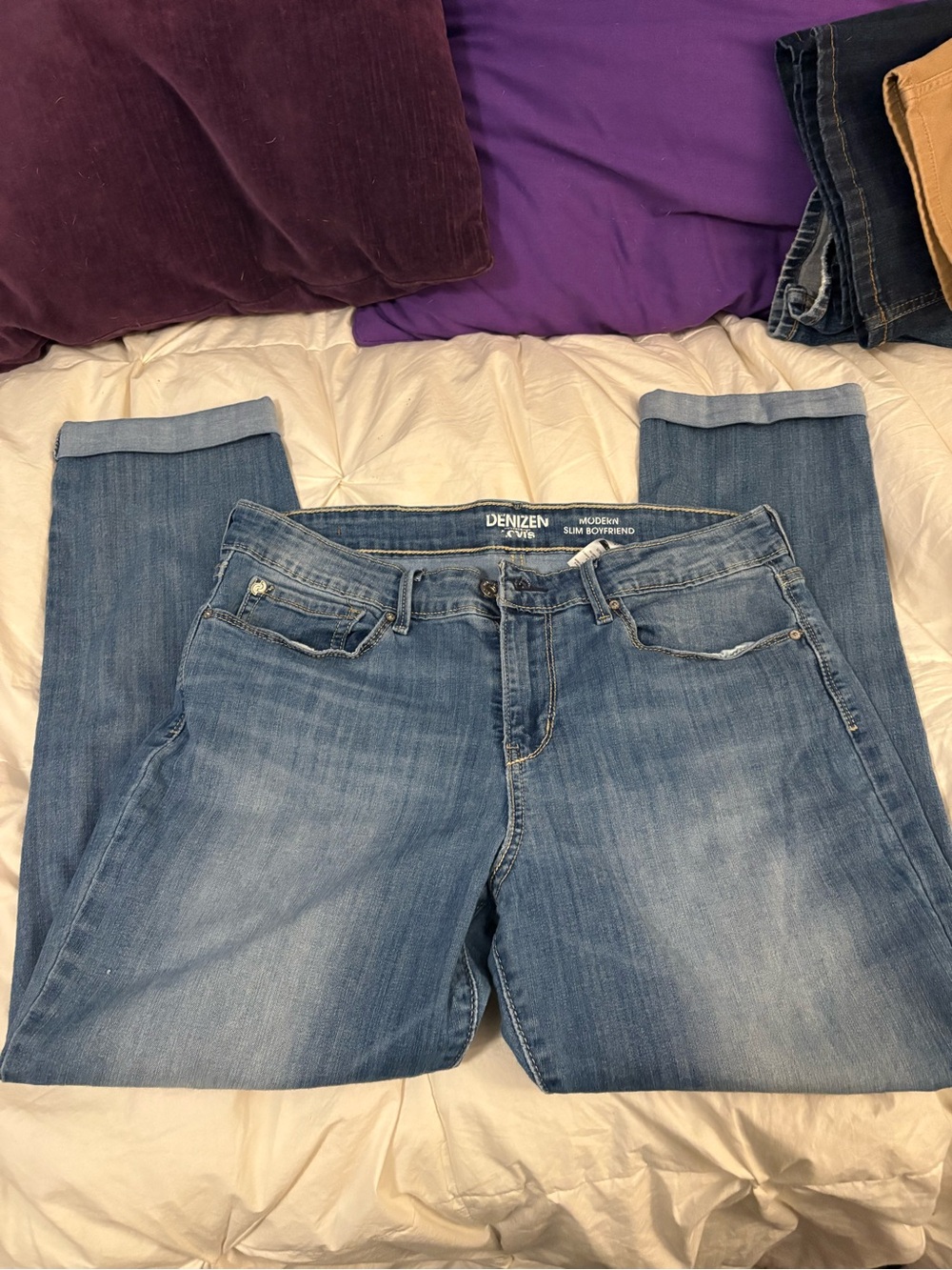 Denizen from Levi's Light Blue Boyfriend Jeans - Relaxed Slim Fit